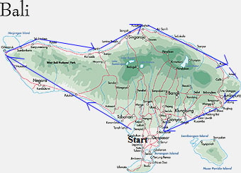 Bali Landkarte im Gro�format  -klick-