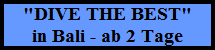 Beste Tauchpl�tze in Bali / Tauchsafaris ab 2 Tage
